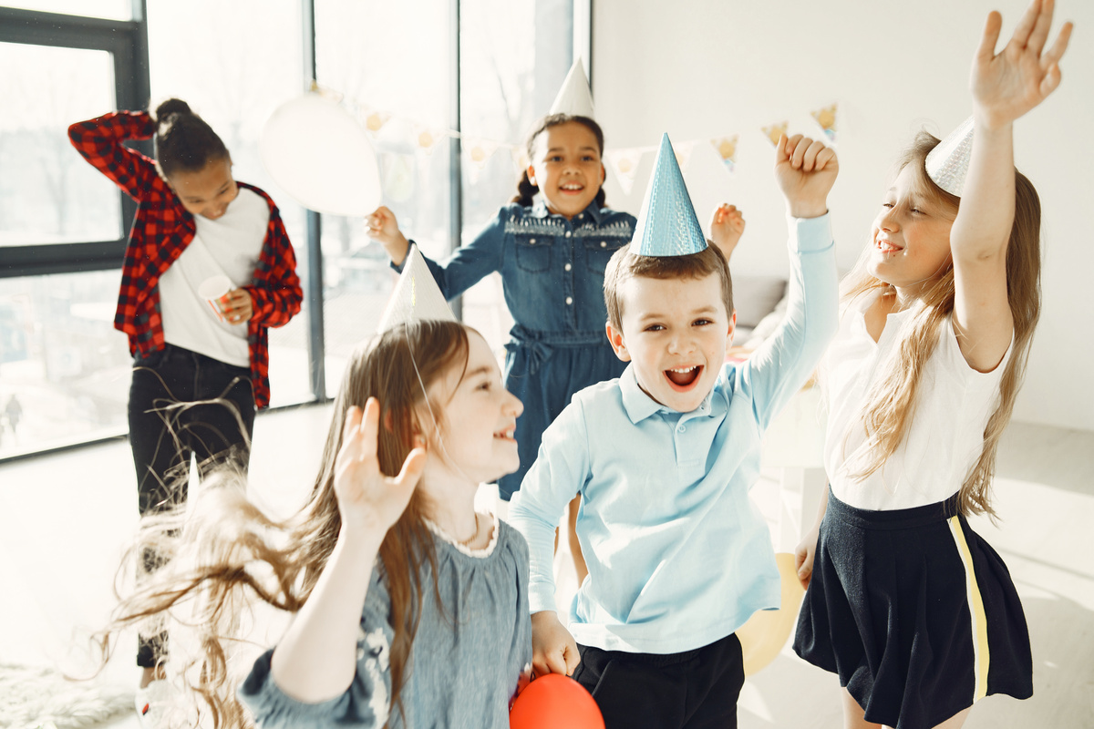 Children celebrating a Birthday 